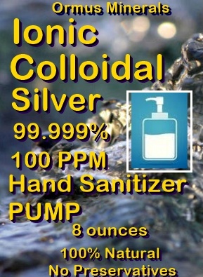 Colloidal Silver Hand Pump 100 ppm Colloidal Silver Hand Pump 100 ppm