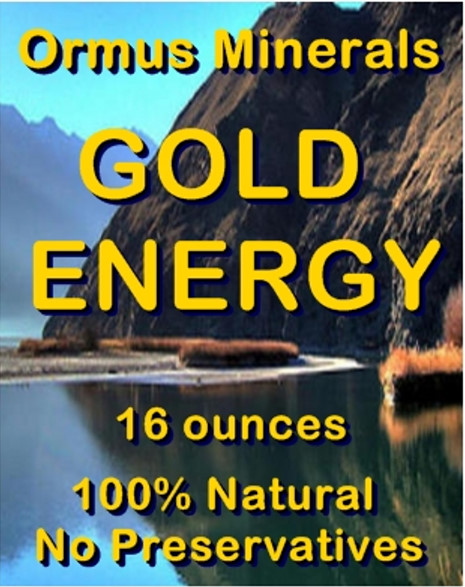 Ormus Minerals GOLD Energy Ormus Minerals GOLD Energy
