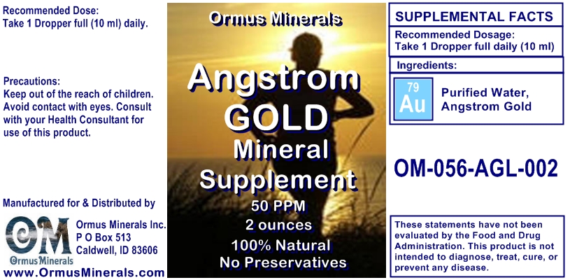 Angstrom Gold Mineral Supplement 2 oz