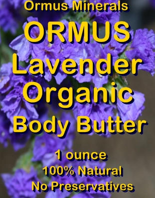 Ormus Minerals -Ormus Lavender Organic Body Butter