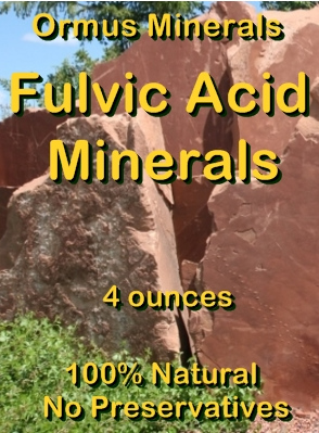 Ormus Minerals -Fulvic Acid Minerals