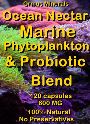 Ormus Minerals Ocean Nectar Marine Phytoplankton and Probiotic Blend