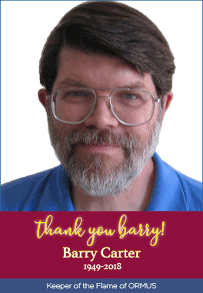 In Memory of Barry Carter and Ormus In Memory of Barry Carter and Ormus